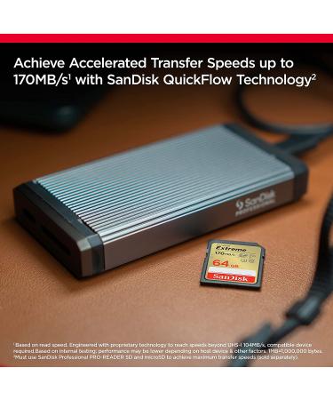 SanDisk 64GB Extreme SDXC UHS-I Memory Card - C10 U3 V30 4K UHD - SDSDXV2-064G-GNCIN - Buy Online on GoSupps.com