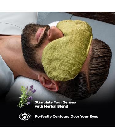 Heated Eye Mask for Dry Eyes & Migraine Relief | Cooling Yoga Sleep Mask | Kozi Eye Pillow for Relaxation & Meditation - Perfect Gift for Women - Buy Online on GoSupps.com