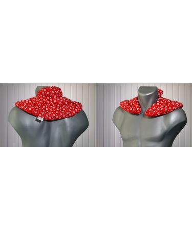 Shop the Best Neck Pillow with Stand-Up Collar | Hearts-Red Cherry Stone Heat Pad for Ultimate Comfort - Buy Online on GoSupps.com