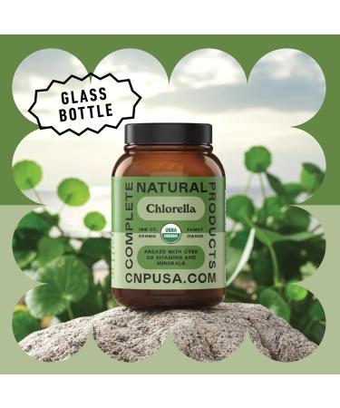 Complete Natural Products Organic Chlorella Capsules, 500mg, 100ct, Pure Green Algae Superfood, Detox & Immune Support, Vitamin B12 & Chlorophyll Rich, Plant-Based, Vegan, Non-GMO - Buy Online on GoSupps.com