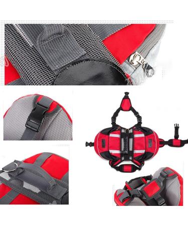 Gaorui Waterproof Backpack Saddlebag | Large Adjustable Hiking & Camping Bag | Chest Size 31.5-34 inch | Black & Green - Buy Online on GoSupps.com