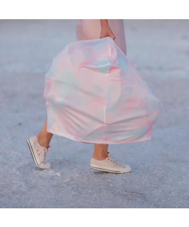 NatureBond Nursing Cover | Privacy Baby Shawl & Car Seat Canopy | Multi-Use Shopping Cart Cover & Blanket - Sunrise Pink - Buy Online on GoSupps.com