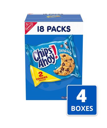 Chips Ahoy! Chocolate Chip Cookies - 72 Count Snack Pack - Buy Online on GoSupps.com