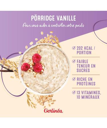Gerlin a - P rridge Vanilla Flavor - With Whole Oat Flakes and Oat Bran - Ideal for a Full Breakfast - Source of Fiber - 5 S - Buy Online on GoSupps.com