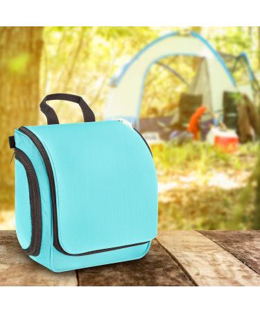 Premium Travel Hanging Toiletry Bag for Men and Women with Expandable Compartments for Cosmetics  Makeup Brushes  Jewelry  Shaving Tools  Detachable TSA Friendly Clear Pouch Tiffany Blue - Buy Online on GoSupps.com