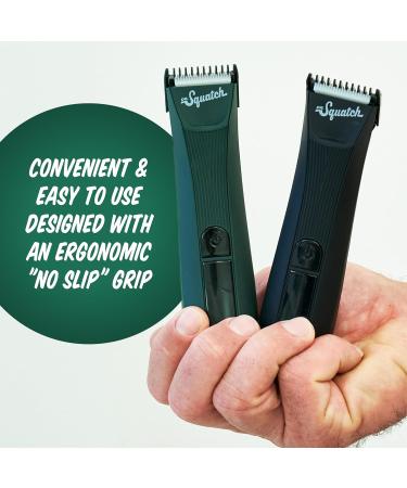 Dr. Squatch Groin Guardian Electric Trimmer - Cordless Body Hair Trimmer with Squatch-Shield Technology & LED Light | Premium Grooming for Men - Buy Online on GoSupps.com