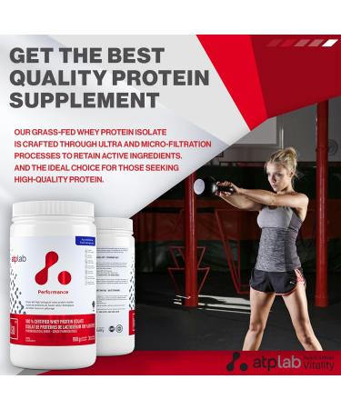 ATP LAB - ISO 900g Powder (Wild Berries Flavour) - Whey Isolate Protein Powder - Boost Performance Wild berries 31 Ounce (Pack of 1) - Buy Online on GoSupps.com