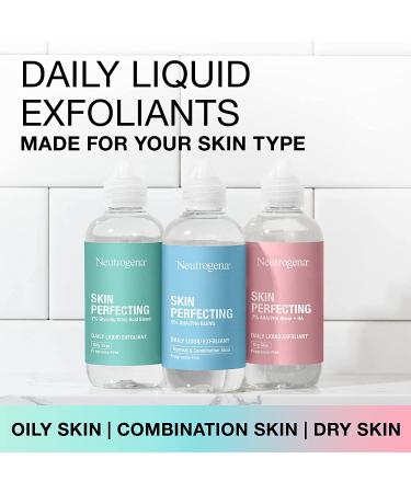 Neutrogena Skin Perfecting Daily Liquid Exfoliant for Normal & Combination Skin - Fragrance-Free 4 fl oz - Buy Online on GoSupps.com