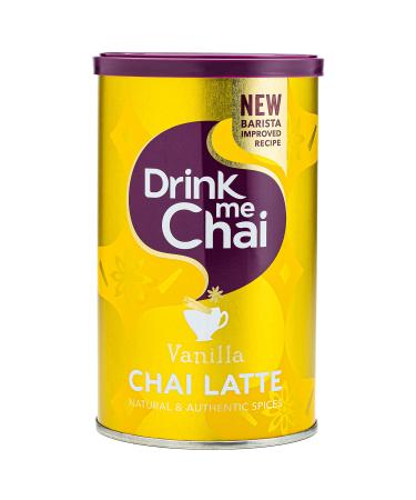 Drink Me Chai Vanilla Chai Latte 250g - Just Add Water Vanilla Chai Latte Powder (Vanilla Pack of 1) Vanilla 250 g (Pack of 1) - Buy Online on GoSupps.com