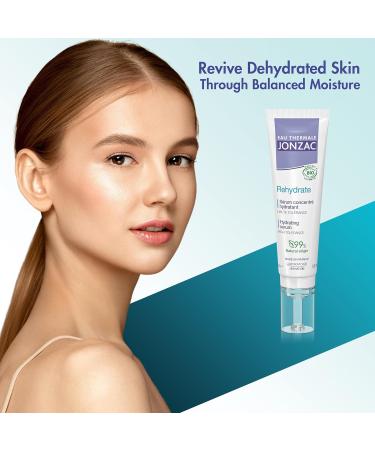 Rehydrate Organic Pure Hyaluronic Acid Serum - 24H Hydration for Plump Repair & Sensitive Skin | 1.01 fl oz - Buy Online on GoSupps.com