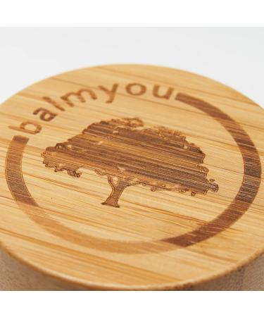 Balmyou Pure Unrefined Nilotica Shea Butter 30ml - Eco-Friendly Glass Jar & Bamboo Lid | Natural Skin Care - Buy Online on GoSupps.com