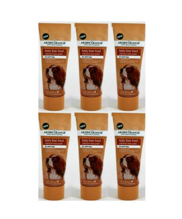 6 x 75g Arden Grange Liver Paste Dog Treat