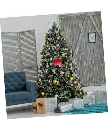 Alipis 1pc Decorative Hanging Decor Ornament Festival Home Tree Decoration Pendant Nice Iron Mail Xmas Red 9X9CM - Buy Online on GoSupps.com