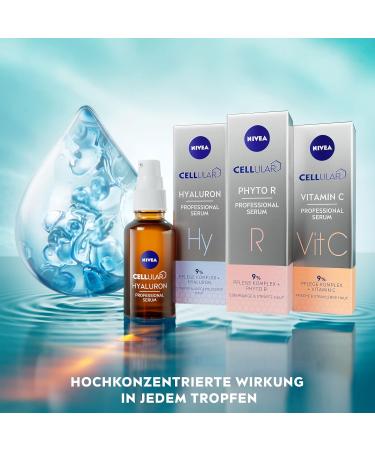 NIVEA Cellular Professional Vitamin C Serum (30 ml) moisturizing serum with vitamin C anti-wrinkle serum for a more even and radiant complexion - Buy Online on GoSupps.com