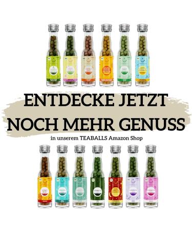 Teaballs Pure Nature Bio Ginger Tea - 100% Organic Herbal Blend from Germany | Brew 30-75 Cups of Pure Wellness - Buy Online on GoSupps.com