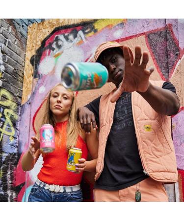 Gunna Immune Boosting Fizzy Drinks Variety Pack of Soft Drinks Natural Vegan Sparkling Soft Drinks Lemonade Cans Tropical Raspberry Mint Flavours 330ml x 12 Variety Pack 12 x 330ml - Buy Online on GoSupps.com