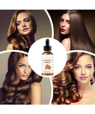 Pumpkin Oil Hair Growth Oil Scalp Care Liquid Drops Promotes Thickness and Nourishment Portable Convenient Packaging 30ml for Damaged Hair Travel and Home Use - Buy Online on GoSupps.com