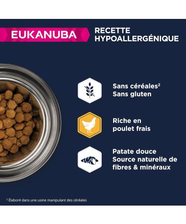 Eukanuba Dog Grain Free Adult S/M Chicken 12 kg - Buy Online on GoSupps.com