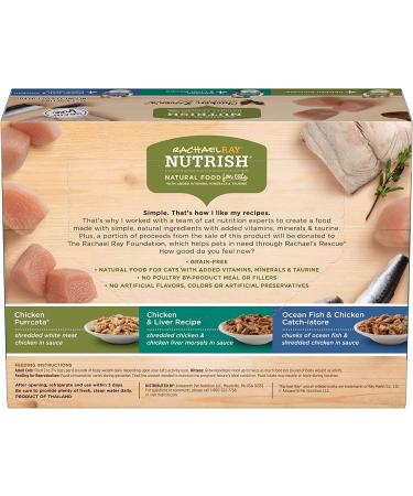Rachael Ray Nutrish Wet Cat Food Variety Pack - Grain Free Chicken Lover's, 2.8 oz Cups (Pack of 12) - Buy Online on GoSupps.com