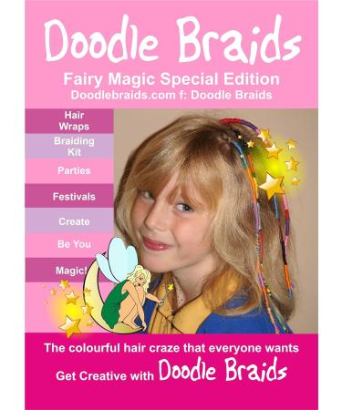 Fairy Hair Wrapping Kit - Girls Hair Accessories & Extensions | Hair Salon Styling Gifts for Girls | Festival & Party Hair for Women | Floss Wrapping DIY Kit - 10 Hair Wrap Set - Buy Online on GoSupps.com