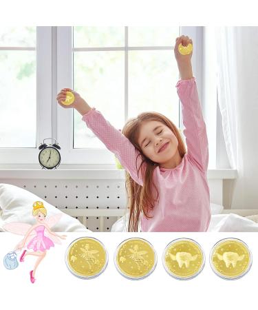 Veekay Tooth Fairy Coins - 10 Piece Goldtaler Set | Perfect Gifts for Kids | Commemorative Tooth Fairy Souvenirs - Buy Online on GoSupps.com
