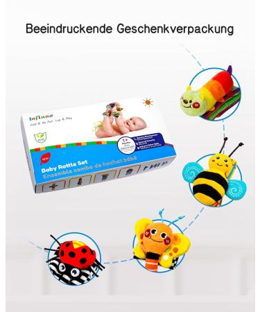 Infinno Wrist Racial Socks & Footfinder Baby Toys | Educational Gifts for Newborns 0-12 Months | Perfect Baby Care & Birthday Gifts - Buy Online on GoSupps.com
