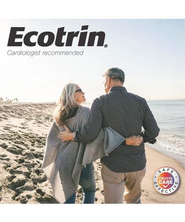 Ecotrin 81mg Low Strength Aspirin Tablets - 150 Count (Pack of 1) | Fast Pain Relief - Buy Online on GoSupps.com