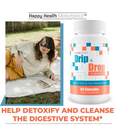 Drip & Drop Cleanse - Our Best Colon Cleansing Gut Support Supplements - Gut Restore Probiotic Super Colon Cleanse Caloric Bypass Supplement - Liver Detox Supplements - Probiotic Colon Cleanse Detox - Buy Online on GoSupps.com