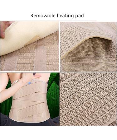 Women's Lower Back Support Belt - Fat Burning Pain Relief & Weight Loss with Lumbar Heating Pillows | XL Abdominal Shaper - Buy Online on GoSupps.com