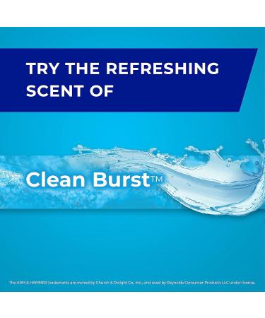 Hefty Ultra Strong Tall Kitchen Trash Bags, Blackout, Clean Burst, 13 Gallon, 80 Count - Buy Online on GoSupps.com