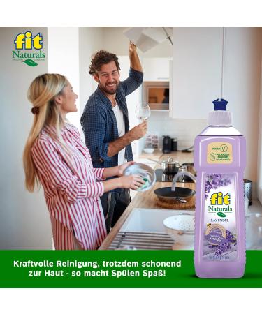 Fit Naturals Lavendel Dishwasher Fluid 750ml | Biodegradable & Vegan Detergent | Eco-Friendly Cleaning Power - Buy Online on GoSupps.com