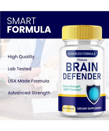 (5 Pack) Brain Defender Supplement Brain Defend Pills for Focus and Memory Support BrainDefender Advanced Nootropic Capsules Daily Clarity Cognitive Health Function Brain Defense Vitamins (300 Ct) - Buy Online on GoSupps.com