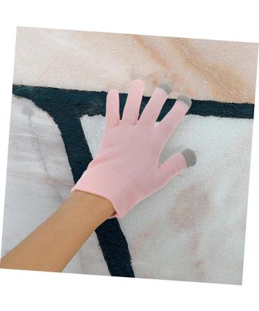 ABOOFAN 1 Pair Pink Gloves Hand Moisturizer Gloves Hand Lotion Gloves Hand Caring Gloves Overnight Spa Gloves Hand Protection Gloves for Dry Hand Moisturizing Gel Casual Socks 21x14cm Pink - Buy Online on GoSupps.com