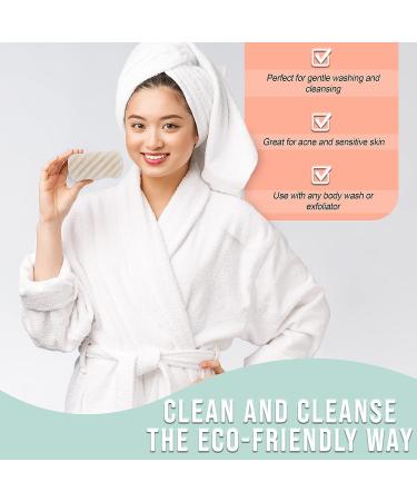 Pure SOL Konjac Exfoliating Bath Sponge - Turmeric Exfoliating Sponge for Brightening and Deep Cleansing | Clean Pores, Remove Impurities - 100% Natural for All Skin Types - Buy Online on GoSupps.com