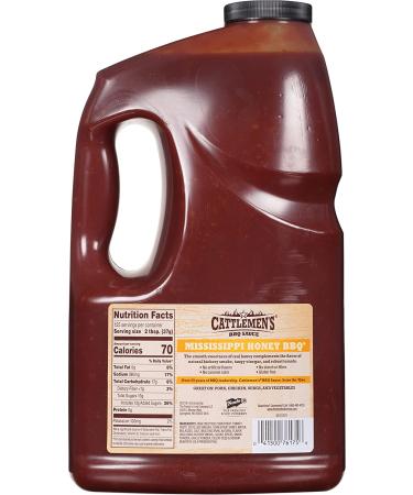 Cattlemen's Mississippi Honey BBQ Sauce 1 gal - Bulk Gallon Container, Perfect for Dipping and BBQ Recipes - Buy Online on GoSupps.com