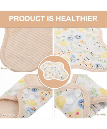 Gleavi Reusable Menstrual Pads - Charcoal Cloth & TPU Heavy-Duty Inserts | Eco-Friendly Cotton - 25x15cm - Buy Online on GoSupps.com