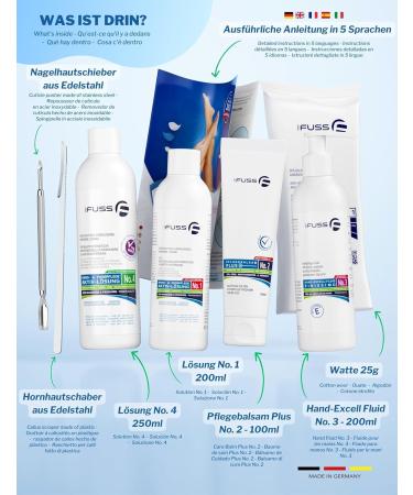 Mr. Fuss Starter Kit 7-Piece - Excell Callus Remover System & Manicure Essentials | Gentle and Effective International Shipping - Buy Online on GoSupps.com