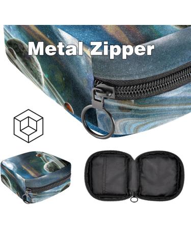 Planets Space Universe Menstrual Bag & Sanitary Napkin Pocket with Zipper Ideal for Teenagers & Women - Buy Online on GoSupps.com