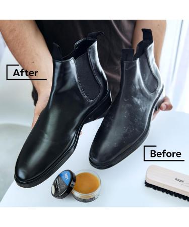 Kaps Wax Grease Dubbin Classic | Waterproofs, Softens, and Preserves Leather | 200 ml | Ideal for Shoes, Boots, Saddles, and Leather Goods - Buy Online on GoSupps.com