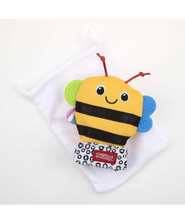 Nuby Happy Handimals Teething Mitten - Bee Design | Soothing Teether for Babies - Buy Online on GoSupps.com