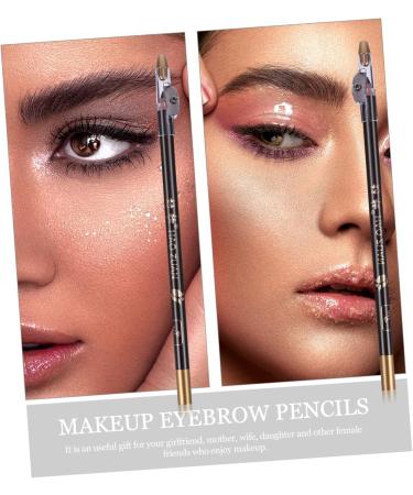 OHPHCALL 16 Pcs Pencil Sharpener Eyebrow Pencil Eye Brow Pencils for Women Makeup Pencils Black 1 count (Pack of 1) Blackx2pcs - Buy Online on GoSupps.com