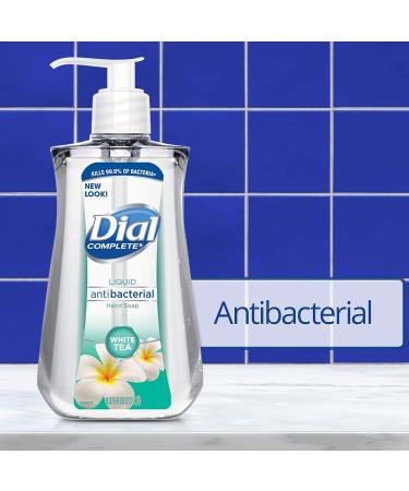 Dial Liquid Hand Soap White Tea/Vitamin E 9.375 oz - Gentle Cleansing with Natural Ingredients - Buy Online on GoSupps.com