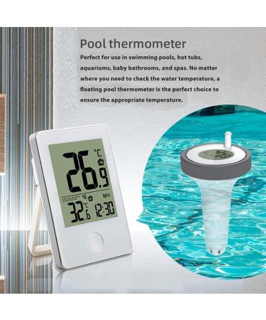 Uadme Wireless Pool Thermometer - Waterproof Digital LCD Display with 0.1 Accuracy | International Shipping Available - Buy Online on GoSupps.com