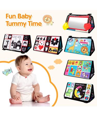 Buy Synearry Montessori Baby Spiegel Toy | Foldable Feeling Book for Newborns & Toddlers | Educational Cognitive Toys 0-12 Months - Buy Online on GoSupps.com