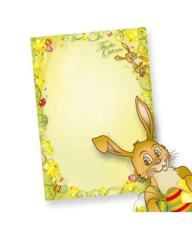 Easter stationery with rabbit 1-sided (250 pieces) DIN A4