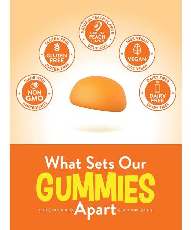 Nature's Truth Turmeric Curcumin + Ginger Gummies - 70 Vegan Peach Chews for Wellness - Buy Online on GoSupps.com