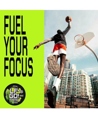 Energy Pouches - Caffeine Pouches with 200mg Natural Caffeine 6 Essential Vitamins & Minerals 0 Calories & Sugar - Strawberry Kiwi Flavor - 15 Pouches Per Can - Buy Online on GoSupps.com
