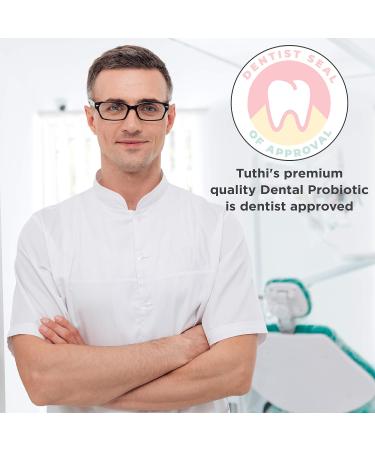 Tuthi Oral Probiotics for Bad Breath - Chewable Dental Probiotic for Adults - 60 Cinnamon Flavor Lozenges - Buy Online on GoSupps.com