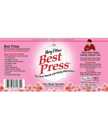 Mary Ellen's Best Press Clear Starch Alternative 16.9oz - Tea Rose Garden - Buy Online on GoSupps.com