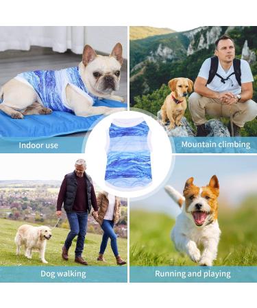 Nivofu Summer Dog Shirt - Cooling Vest Soft & Breathable T-Shirt for Small & Medium Dogs UV Protection & Comfort - Buy Online on GoSupps.com